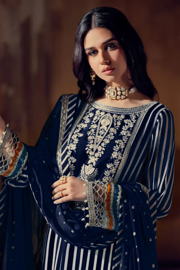 3-PC Unstitched Luxury Chiffon Collection VSL5-24 - Image 2