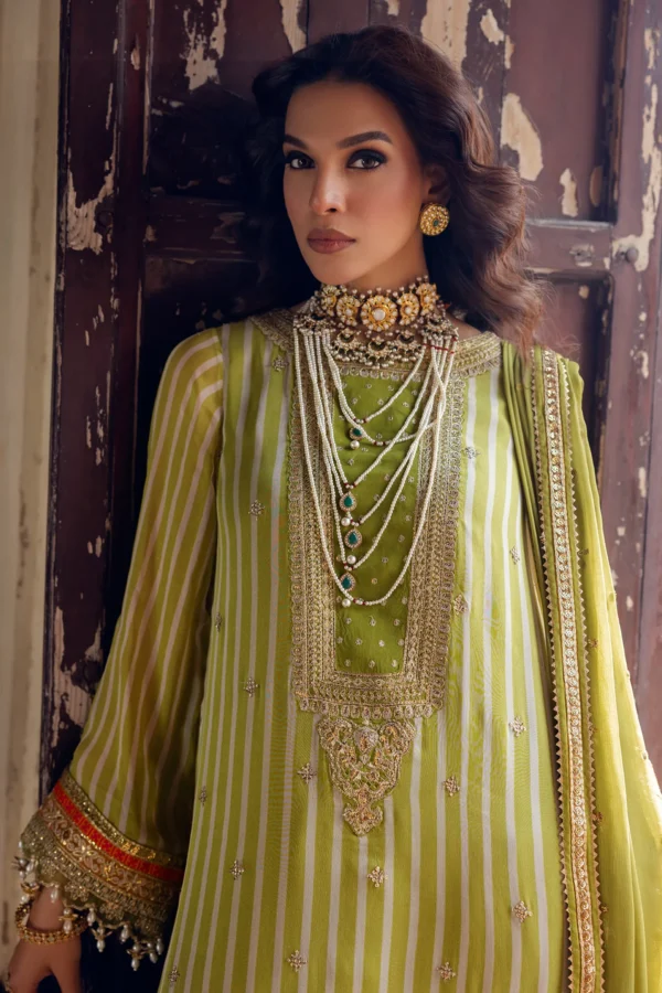 3-PC Unstitched Luxury Chiffon Collection VSL5-19 - Image 3