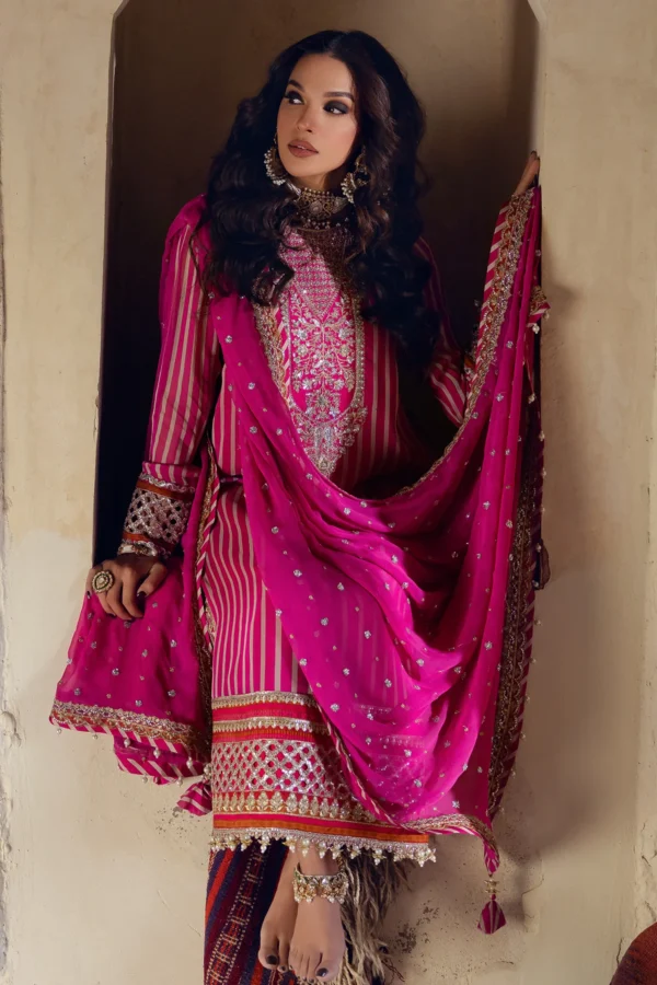 3-PC Unstitched Luxury Chiffon Collection VSL5-22 - Image 4