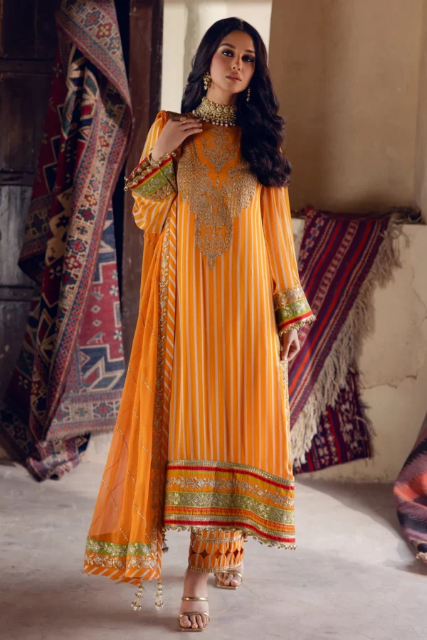 3-PC Unstitched Luxury Chiffon Collection VSL5-23 - Image 4