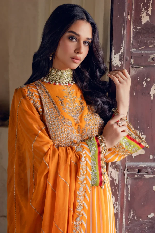 3-PC Unstitched Luxury Chiffon Collection VSL5-23 - Image 2