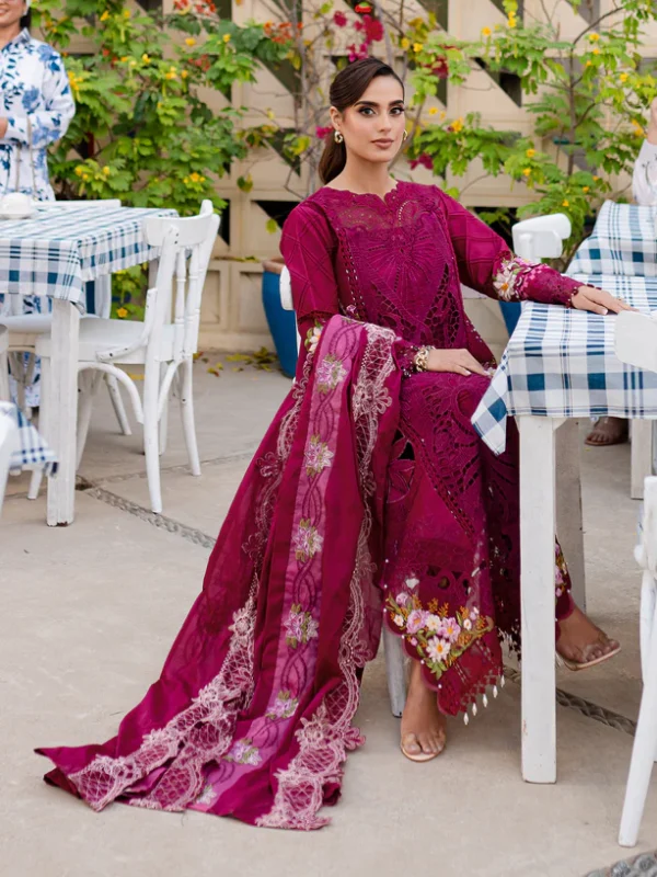 MS-03 | 3 PC Luxury Lawn - Image 5